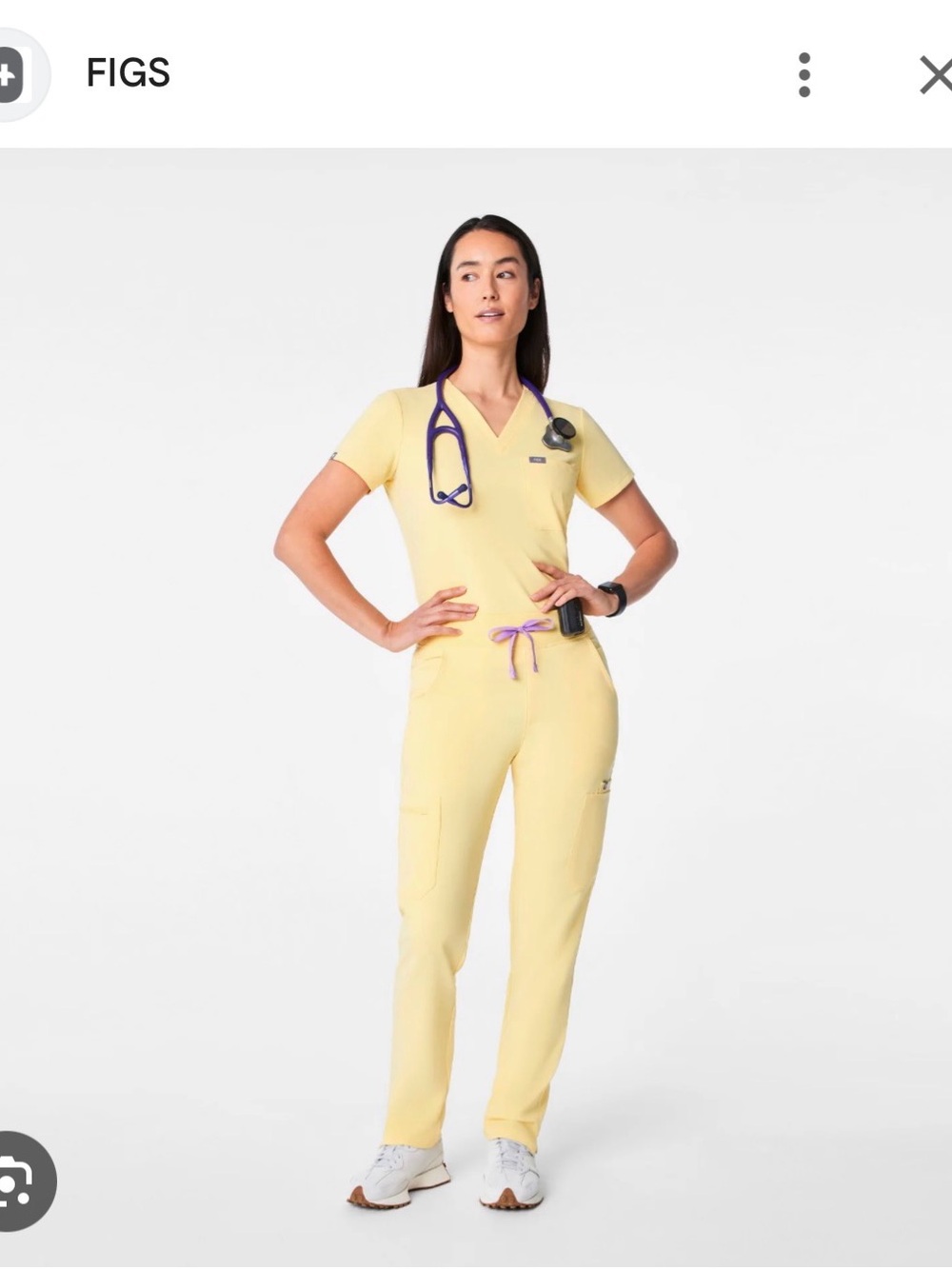 FIGS Women’s Butter yellow jogger